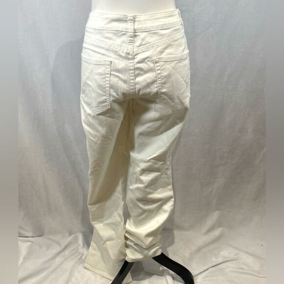Coldwater Creek white bootcut mid rise signature jeans size 12 - Picture 4 of 8